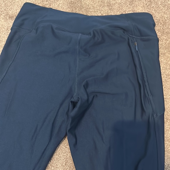 Women’s large running legging with zippers under Armour blue - Picture 3 of 4